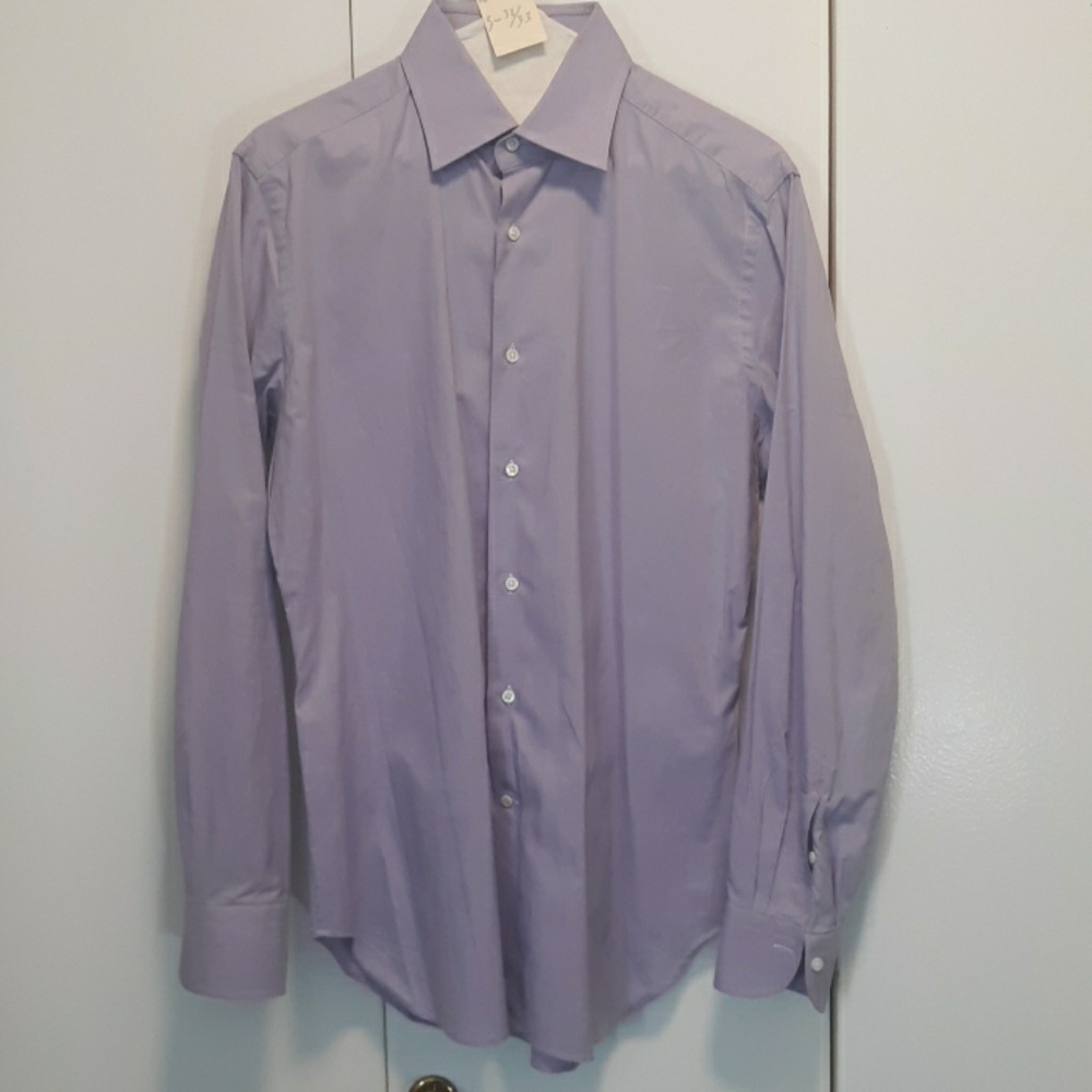 Neiman Marcus men's lavender dress shirt